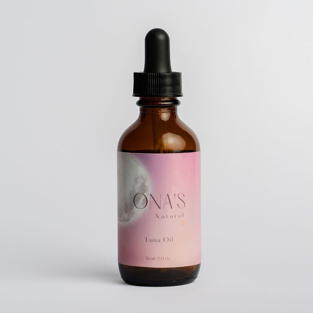 Luna Oil - Ona's Natural 10% Progesterone Oil, Vitamin E, 2 oz Eye Dropper