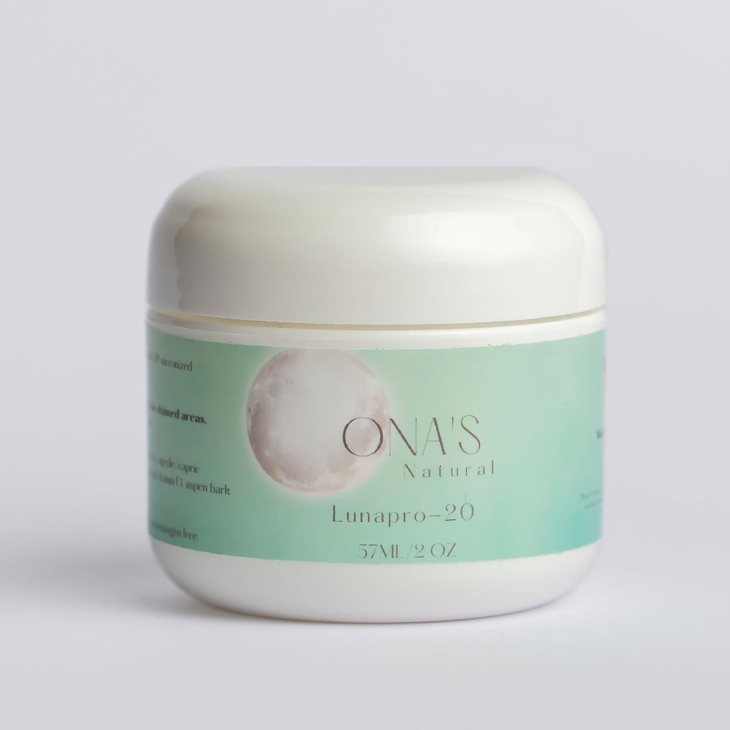 Ona's Natural 20% Concentrated Progesterone Cream, 2 oz Jar
